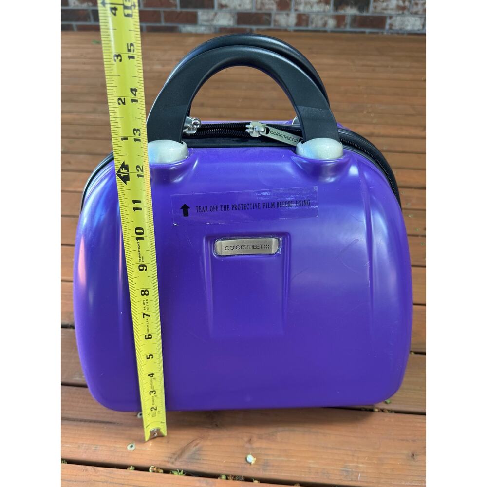 Color Street Leader Logo Vanity Case Hard Luggage Travel Vacation Suitcase